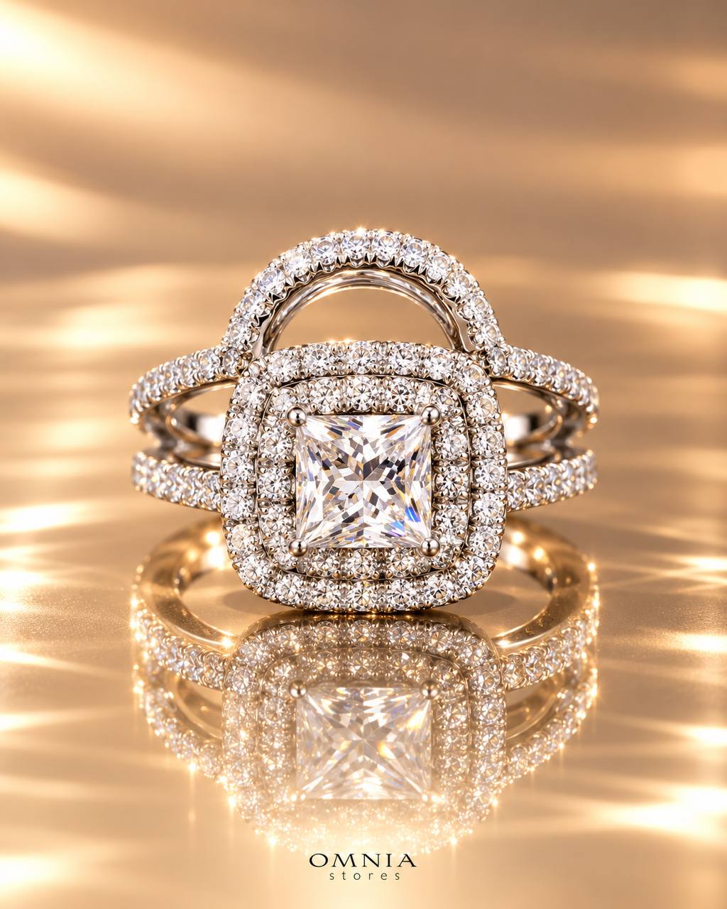 Siham Lab Grown With IGI Certified D VS 1 White Ring in 925 Silver 1.50ct