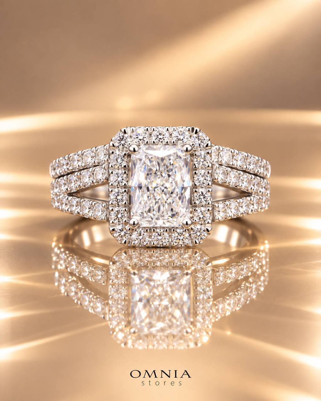 Siham Lab Grown Stones IGI Certified E VVS 2 White Ring in 925 Silver 1.00ct