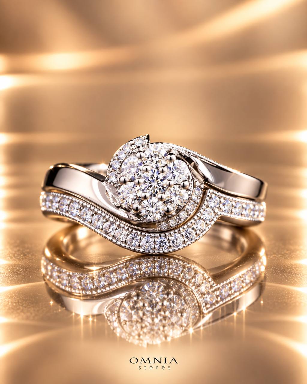 Sariya White Lab Grown Ring in High Quality 925 Silvers