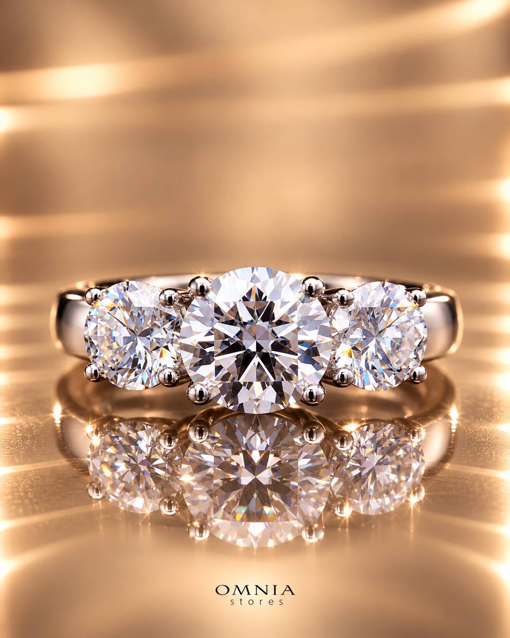 Halima Lab Grown With IGI Certified E VVS2 Oval Brilliant White Ring in 925 Silver 1.50ct
