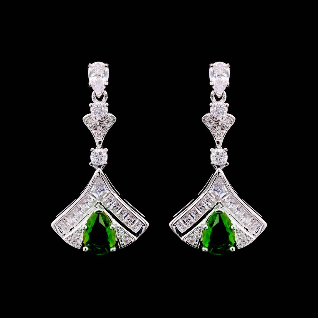 Omnia Elizabeth Green Emerald Grace Bridal Full Set