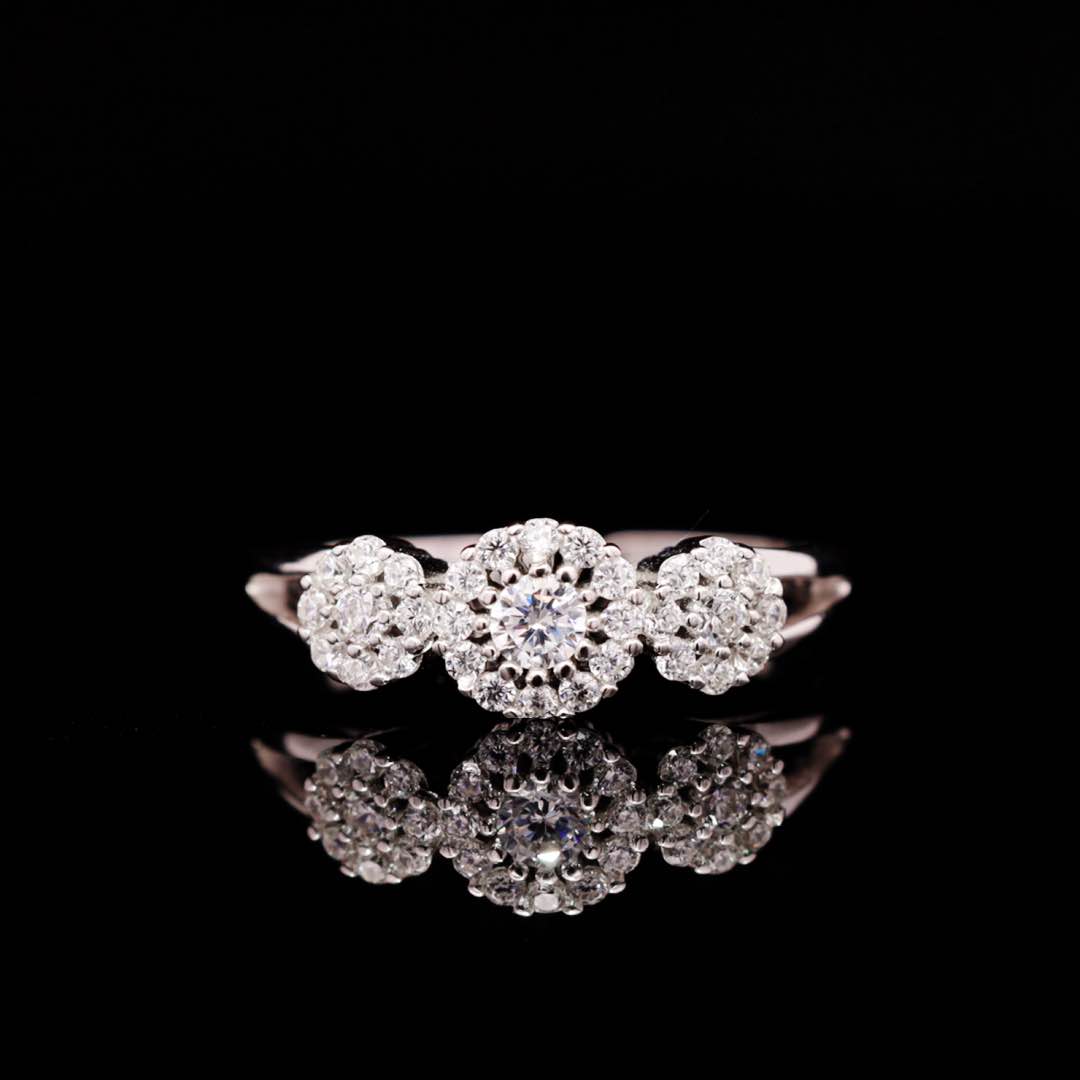 Omnia Salha White Bridal Full Set in 925 Silver High Quality Simulated Diamonds - OMNIASTORES UAE
