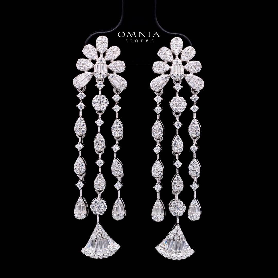 Omnia Rimal White Bridal Full Set in 925 Silver with High Quality Simulated Diamonds - OMNIASTORES UAE