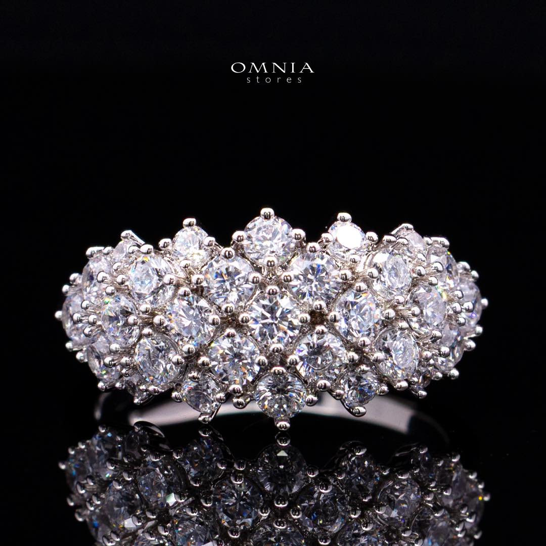 Omnia Thea Bridal Full Set Accessories High Quality Zircon Stone Premium Rhodium Plated