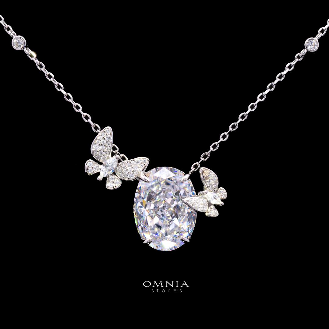 Omnia Maysun White Full Set In 925 Silver High Quality Simulated Diamonds