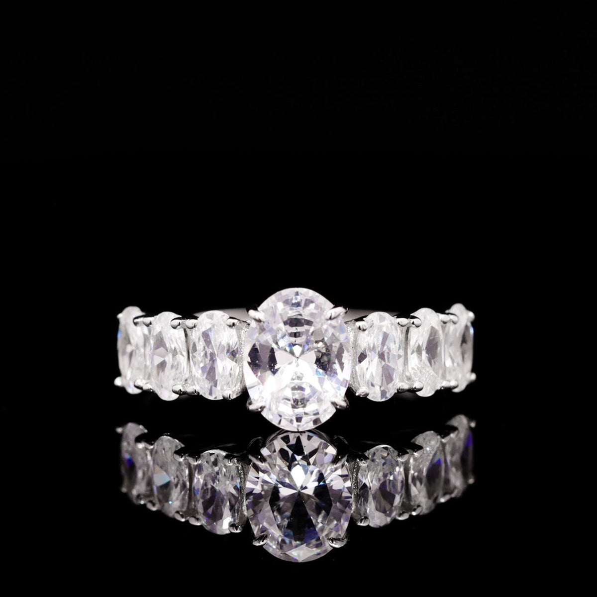 Arrah White Luxury Bridal Full Set | 925 Sterling Silver with High-Quality Simulated Diamonds