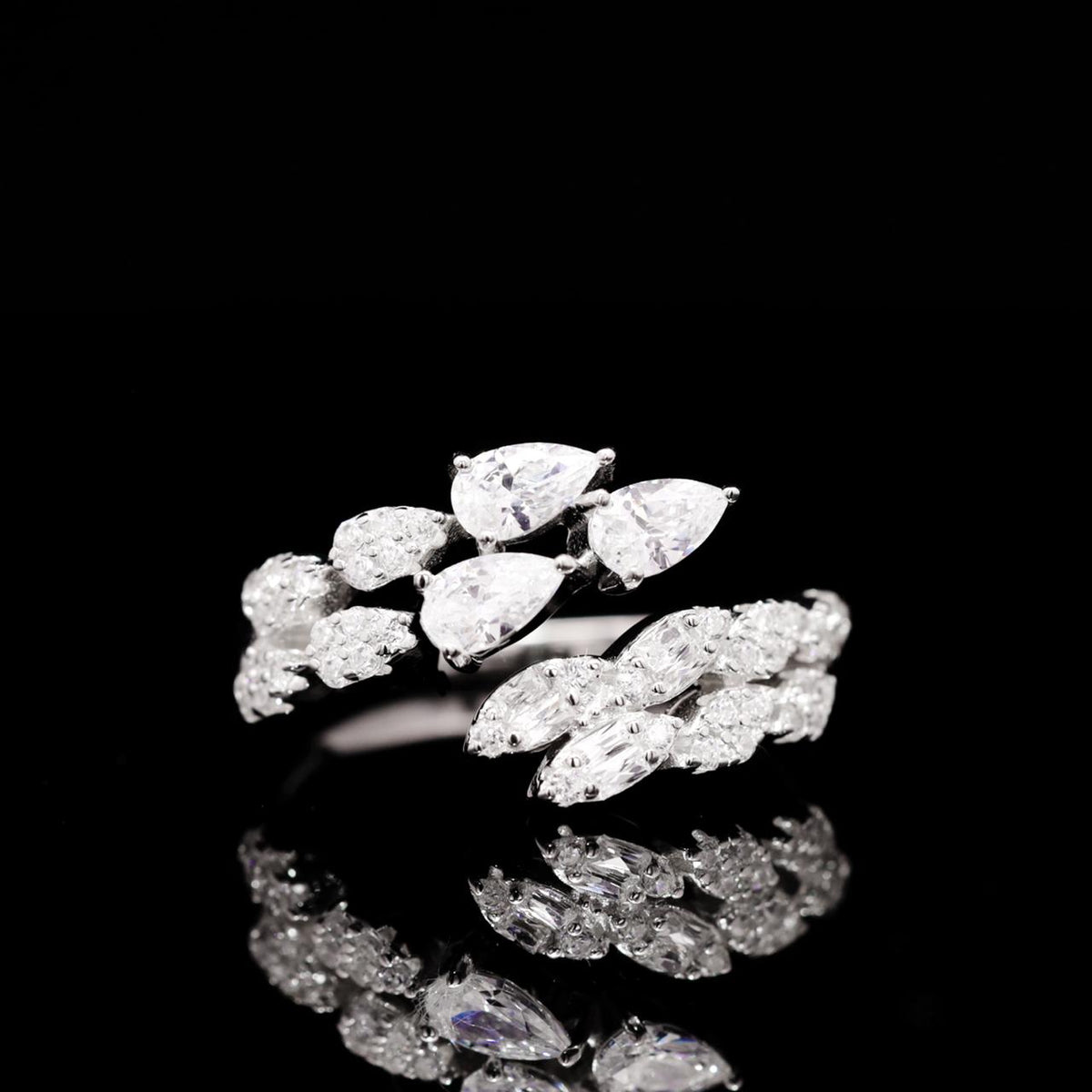 Kalina White Luxury Bridal Full Set | 925 Sterling Silver with High-Quality Simulated Diamonds