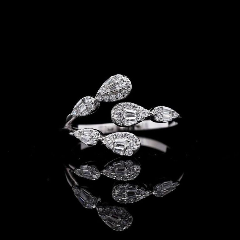 Misty White Bridal Full Set – Premium Rhodium Plated with High-Quality Zircon Stones