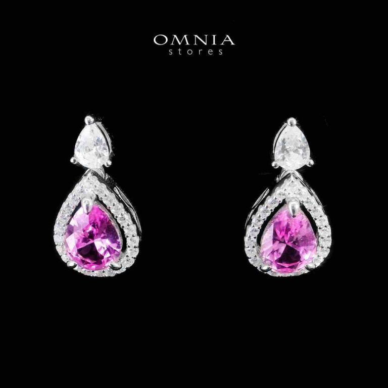 Sundus Pink Bridal Full Set – Premium Rhodium Plated with High-Quality Zircon Stones