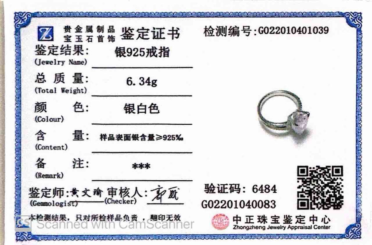 Omnia Zahina Pink and White Silver Ring In 925 Silver High Quality Certified Lab Crafted Stones - OMNIASTORES UAE