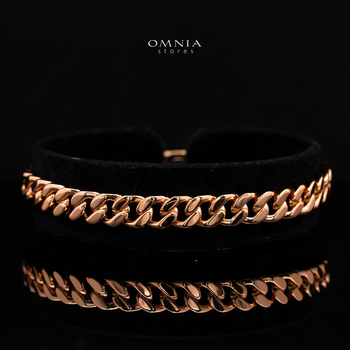 Naireen Gold-Plated Bracelet with Premium Simulated Diamonds in 925 Sterling Silver