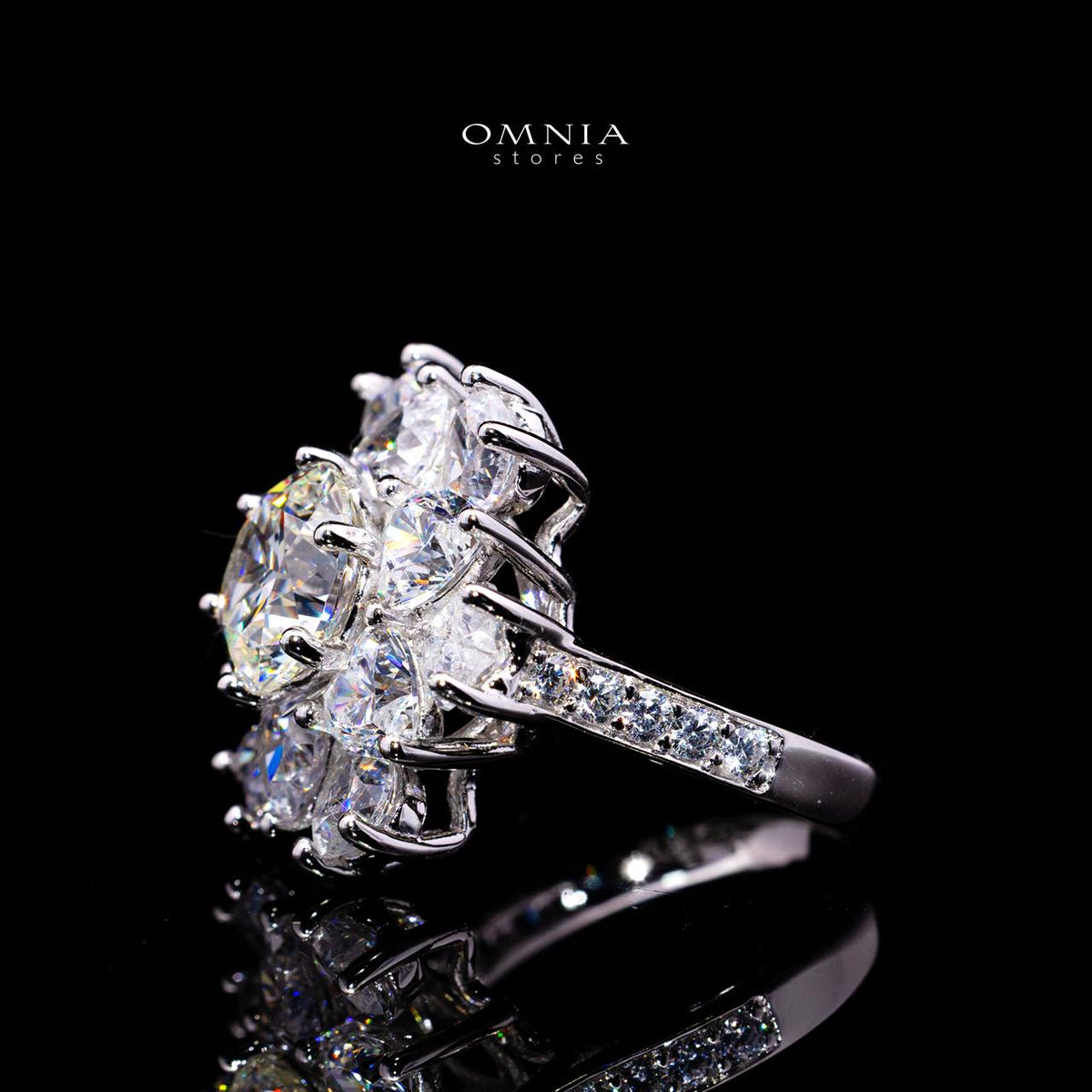 Sheryn Ring with Certificate | High-Quality Premium Simulated Diamonds in 925 Sterling Silver