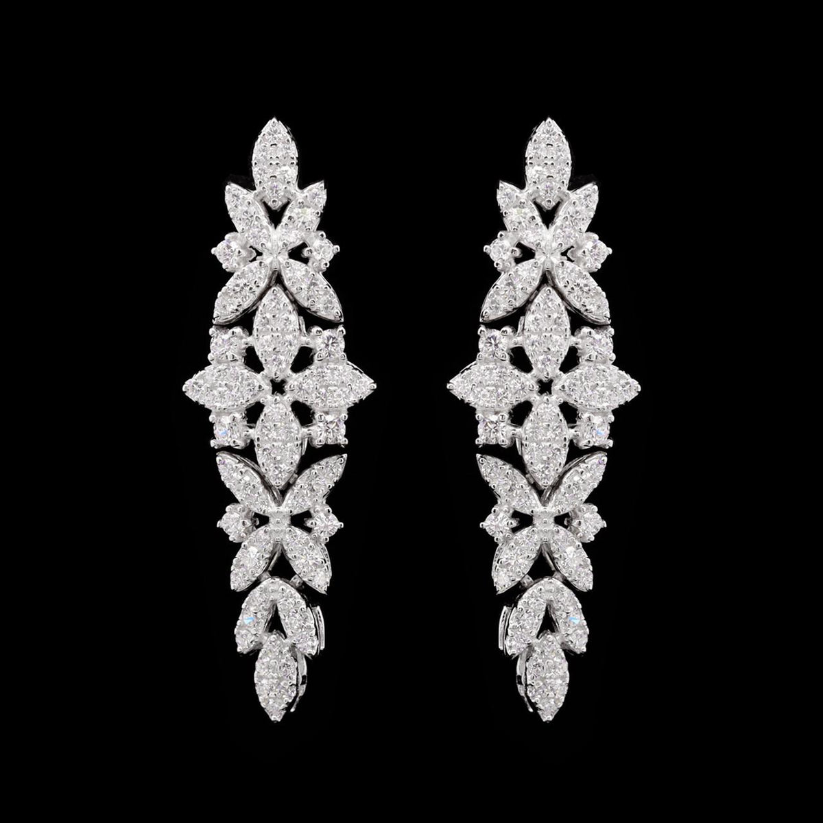 Marlene White Luxury Bridal Full Set | 925 Sterling Silver with High-Quality Simulated Diamonds
