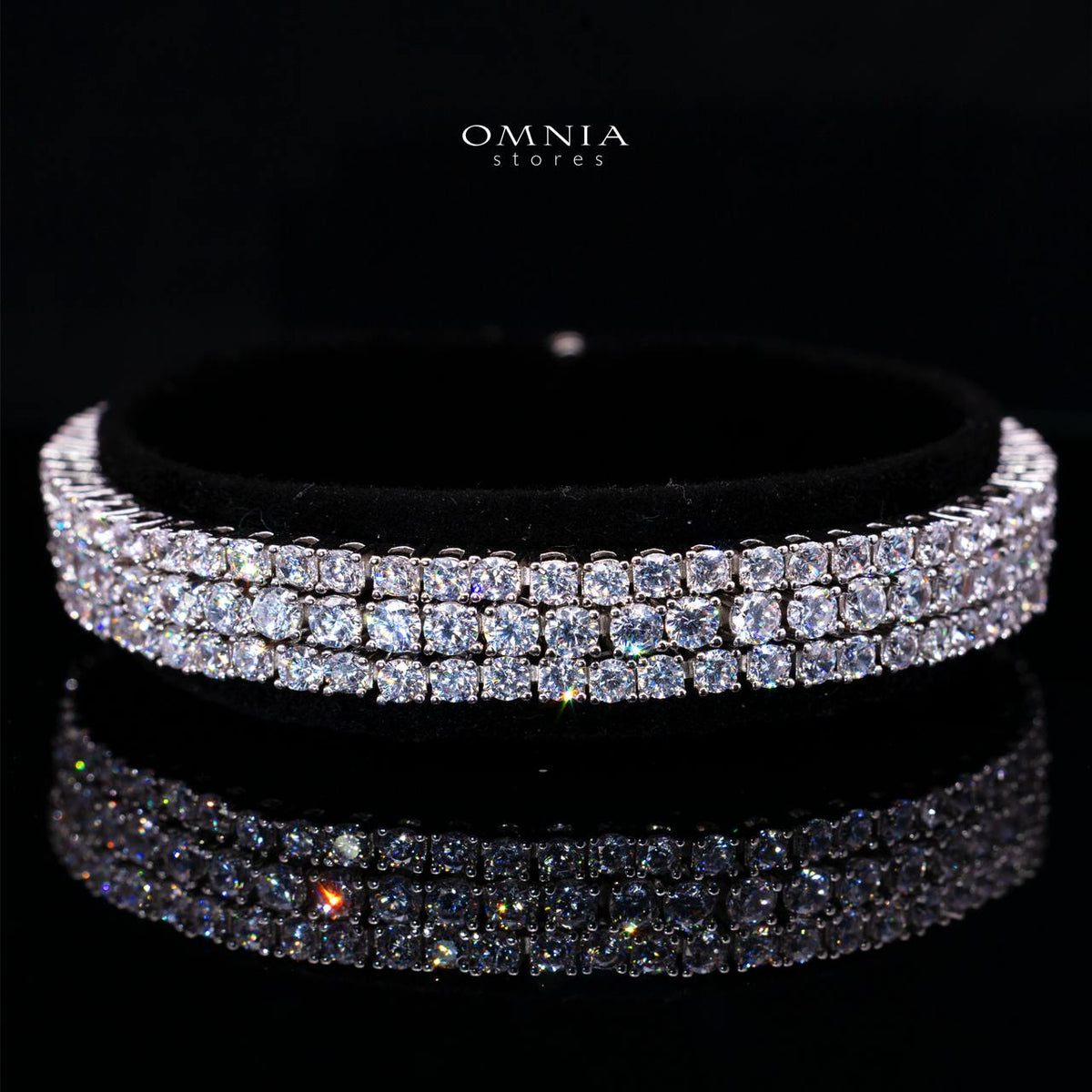 Yasmira White Luxury Bridal Full Set with High-Quality Simulated Diamonds, Rhodium Plated