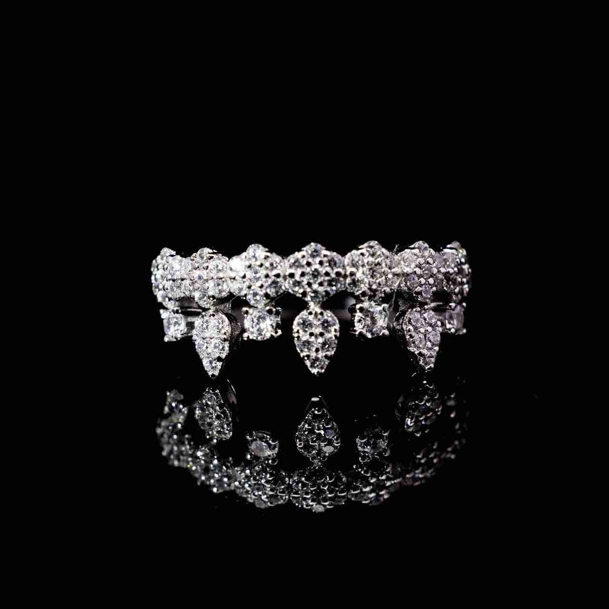 Omnia Khairiya White Bridal Full Set in 925 Silver High Quality Simulated Diamonds - OMNIASTORES UAE