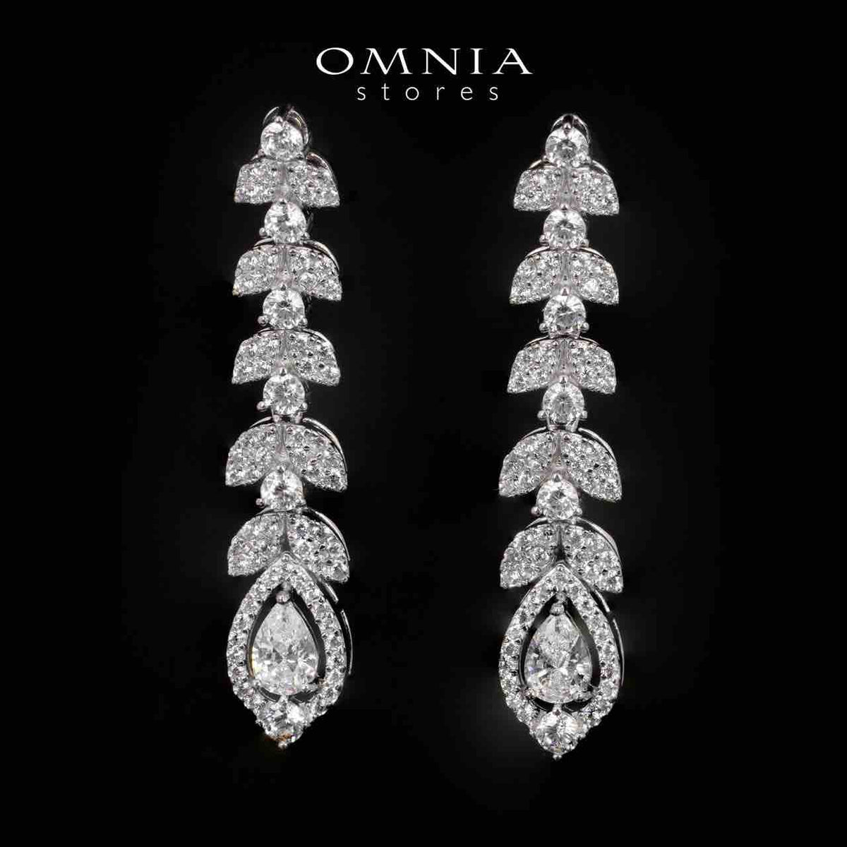 Helena White Bridal Choker Full Set in 925 Silver High Quality Simulated Diamonds