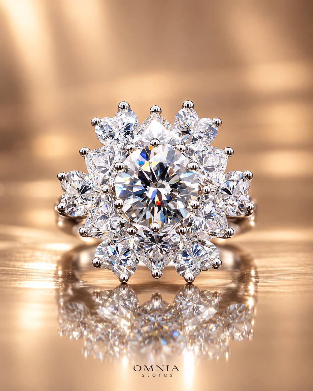 Sheryn Ring with Certificate | High-Quality Premium Simulated Diamonds in 925 Sterling Silver