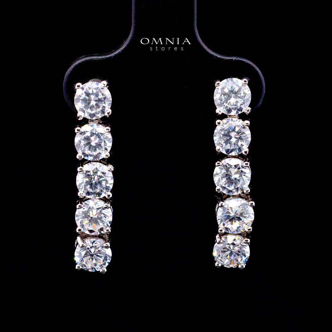 Omnia Hessa White Bridal Full Set in High Quality Simulated Diamonds
