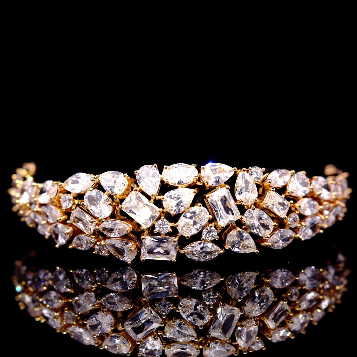 Caliya_Gold_Luxury_Bridal_Bracelet_with_High-Quality_Zircon_Stones_Rhodium-Plated_Finish