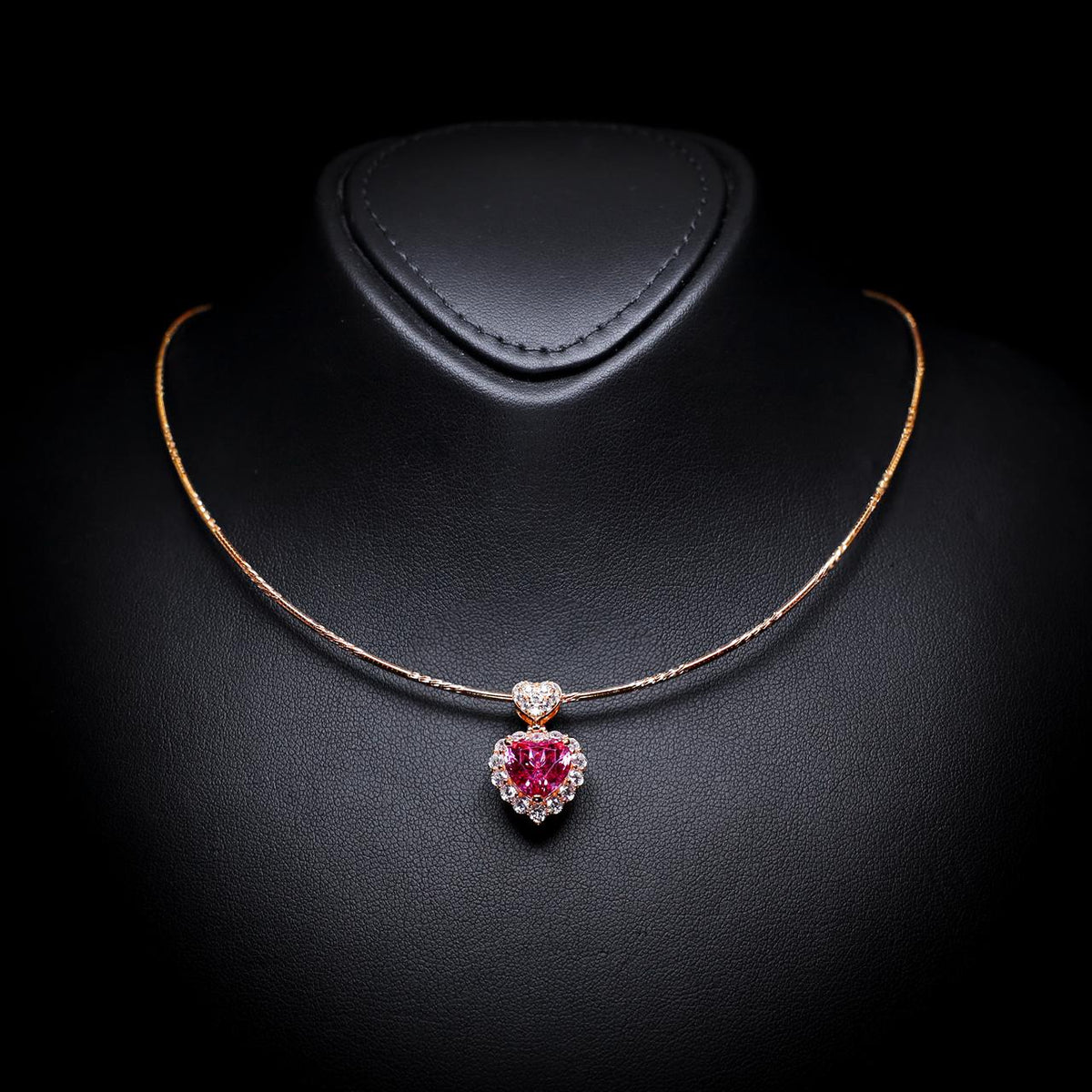 Mikaela Collar Necklace with Certificate | High-Quality Simulated Diamonds in 925 Sterling Silver