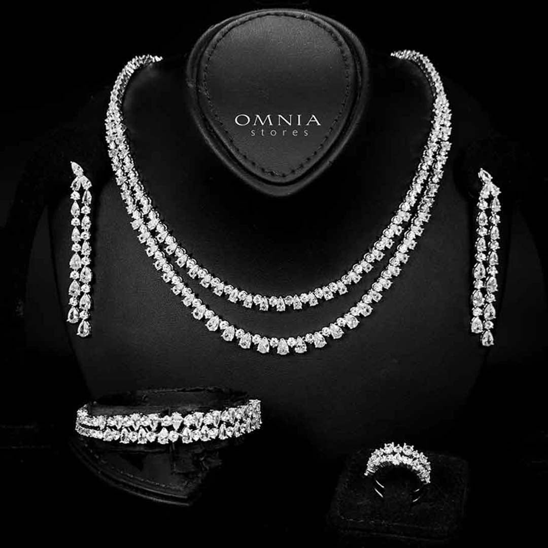 Omnia Aria White Bridal Full Set - OMNIASTORES UAE