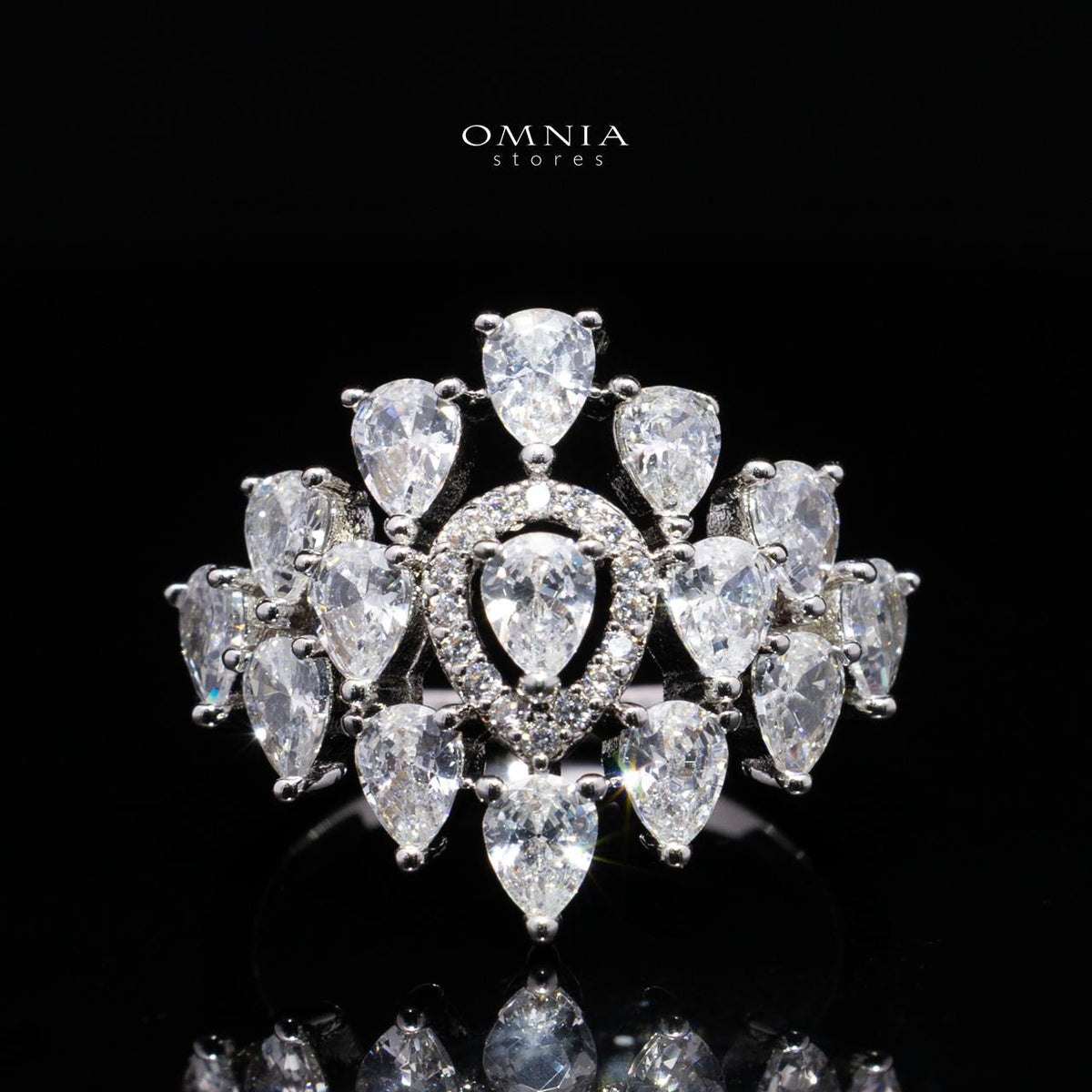 Alexa White Bridal Full Set – Premium Rhodium Plated with High-Quality Zircon Stones