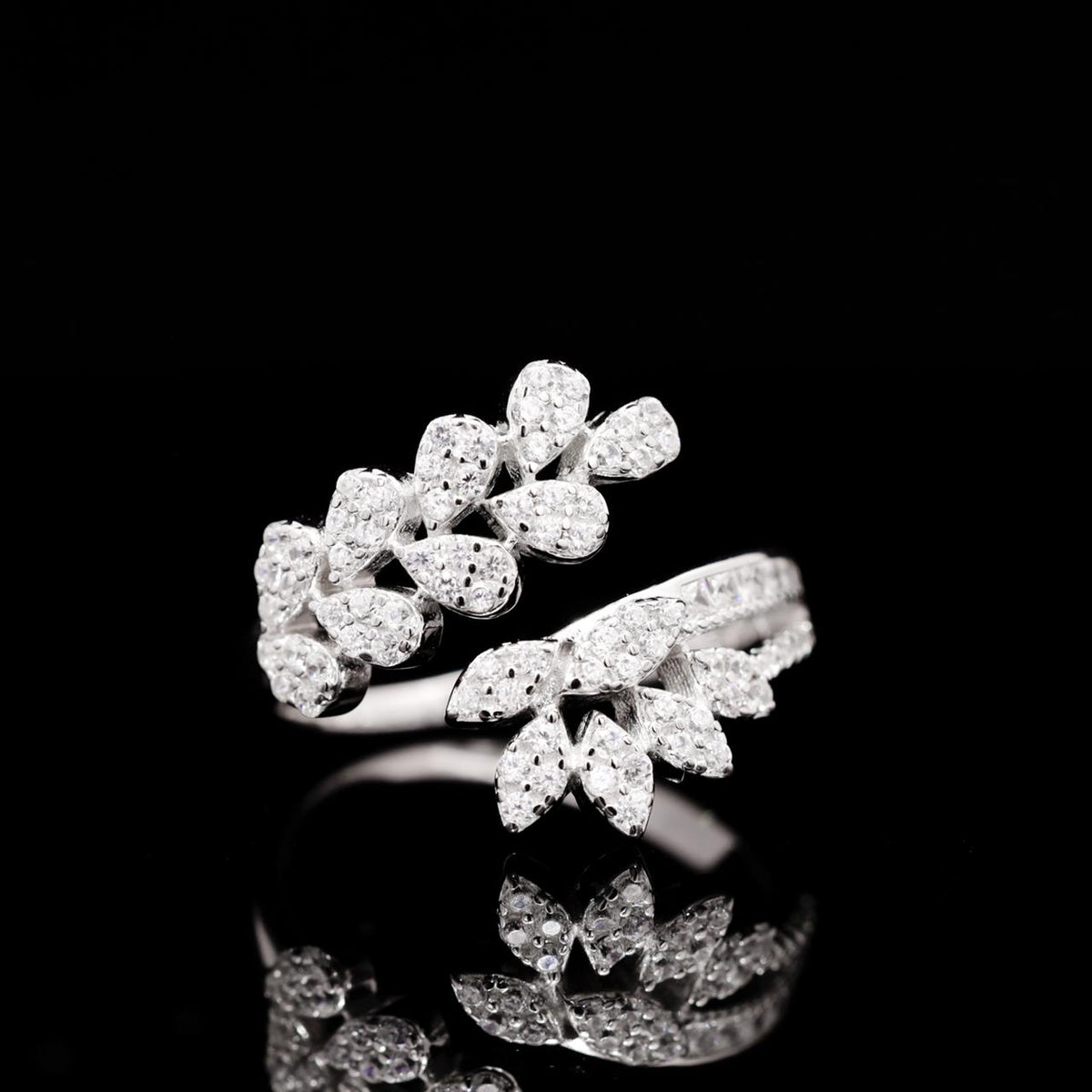 Kylie White Luxury Bridal Full Set | 925 Sterling Silver with High-Quality Simulated Diamonds