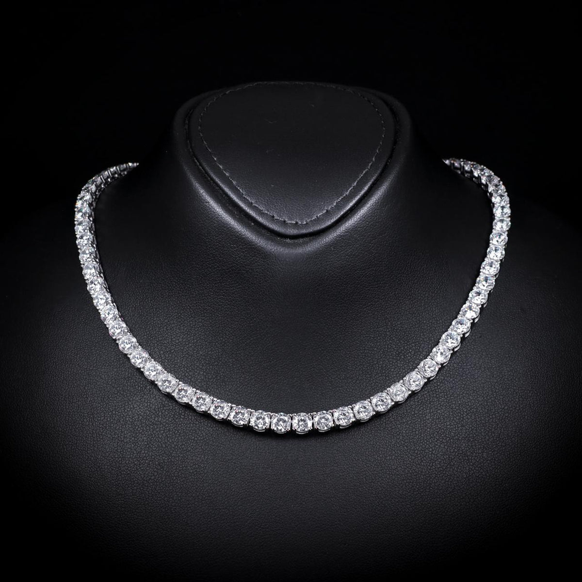 Rowan White Luxury Bridal Full Set | 925 Sterling Silver with High-Quality Simulated Diamonds