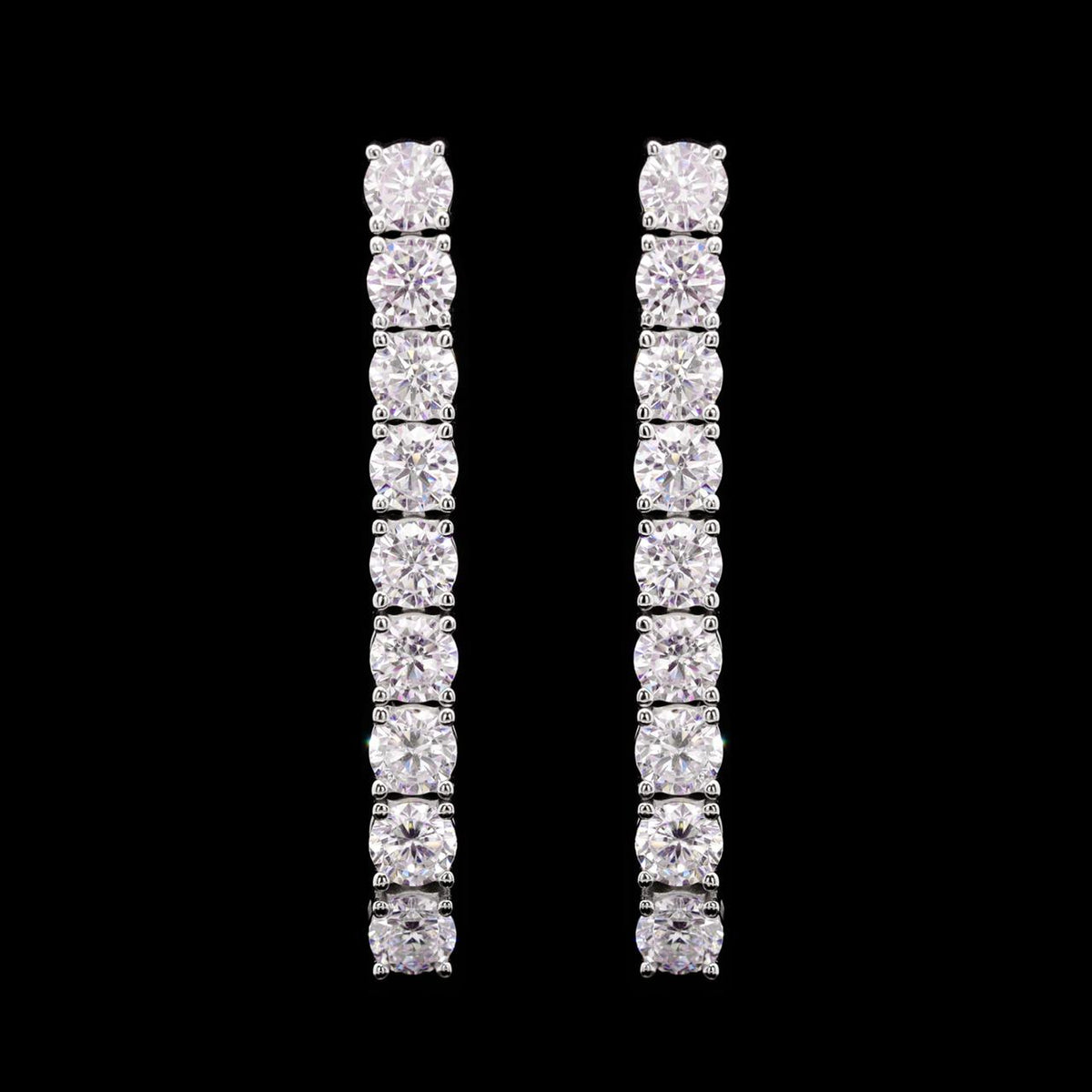Rowan White Luxury Bridal Full Set | 925 Sterling Silver with High-Quality Simulated Diamonds