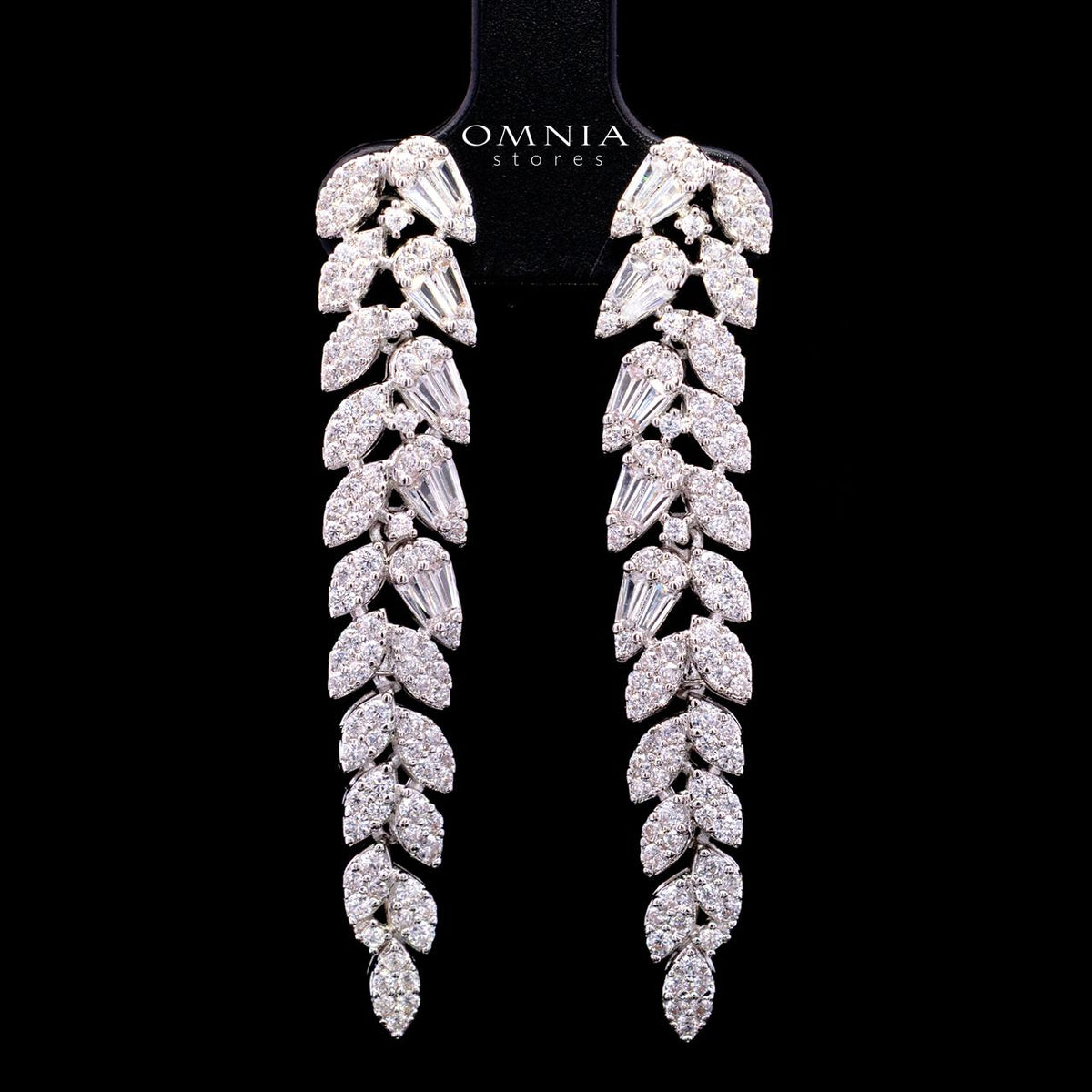 Kirsten Luxury Bridal Full Set with High-Quality Simulated Diamonds – Rhodium Plated