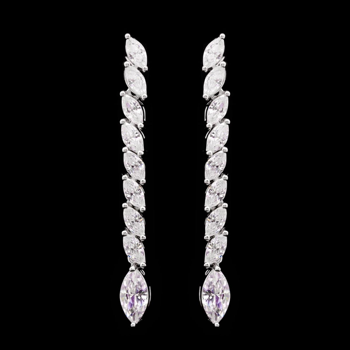 Sherry White Luxury Bridal Full Set | 925 Sterling Silver with High-Quality Simulated Diamonds