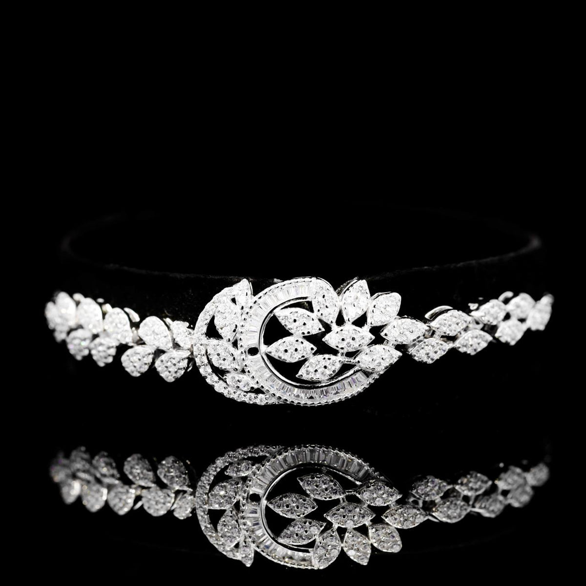 Kylie White Luxury Bridal Full Set | 925 Sterling Silver with High-Quality Simulated Diamonds