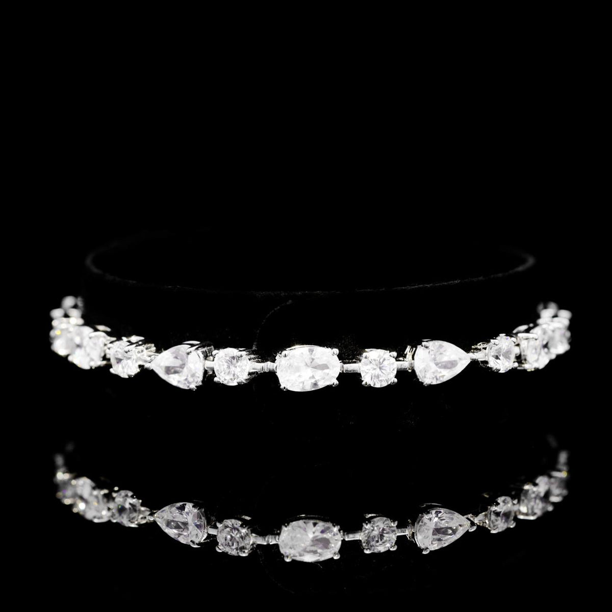 Chloe White Luxury Bridal Full Set | 925 Sterling Silver with High-Quality Simulated Diamonds