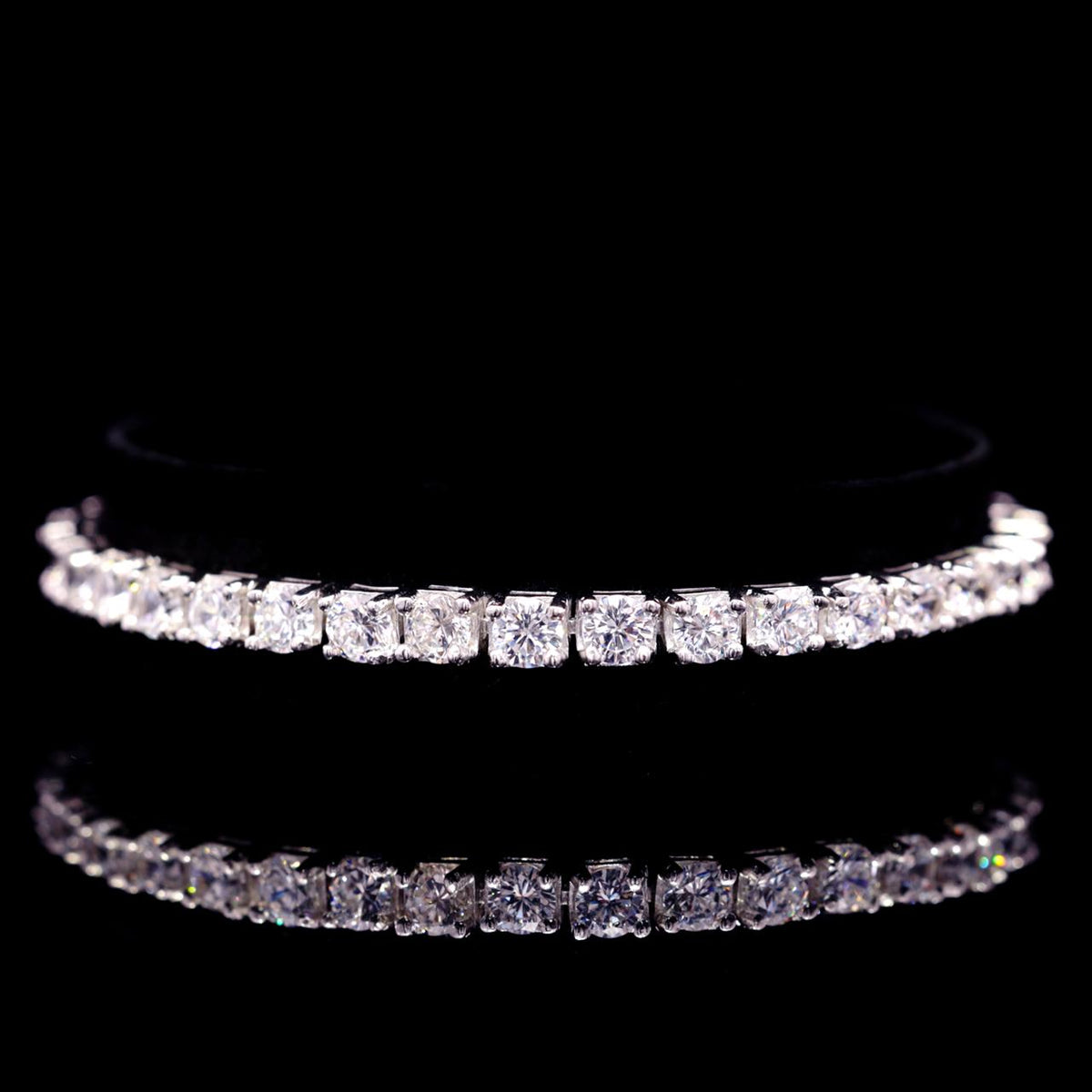 Gia White Luxury Bridal Full Set with High-Quality Zircon Stones Rhodium-Plated Finish
