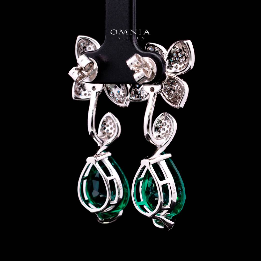 Omnia Elora Earring 925 Silver Accessories In High Quality Simulated Diamonds - Image 3