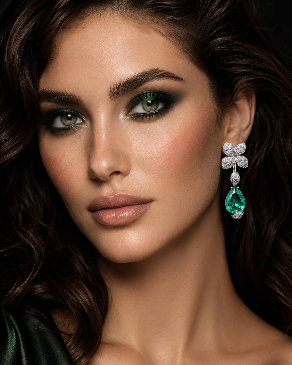 Omnia Elora Earring 925 Silver Accessories In High Quality Simulated Diamonds - Image 3
