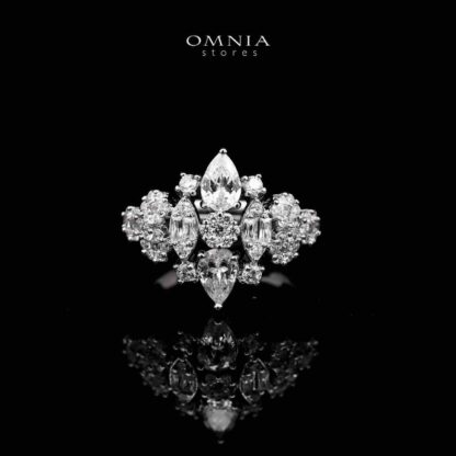 Omnia Syla White Zircon jewellery Set - Image 4