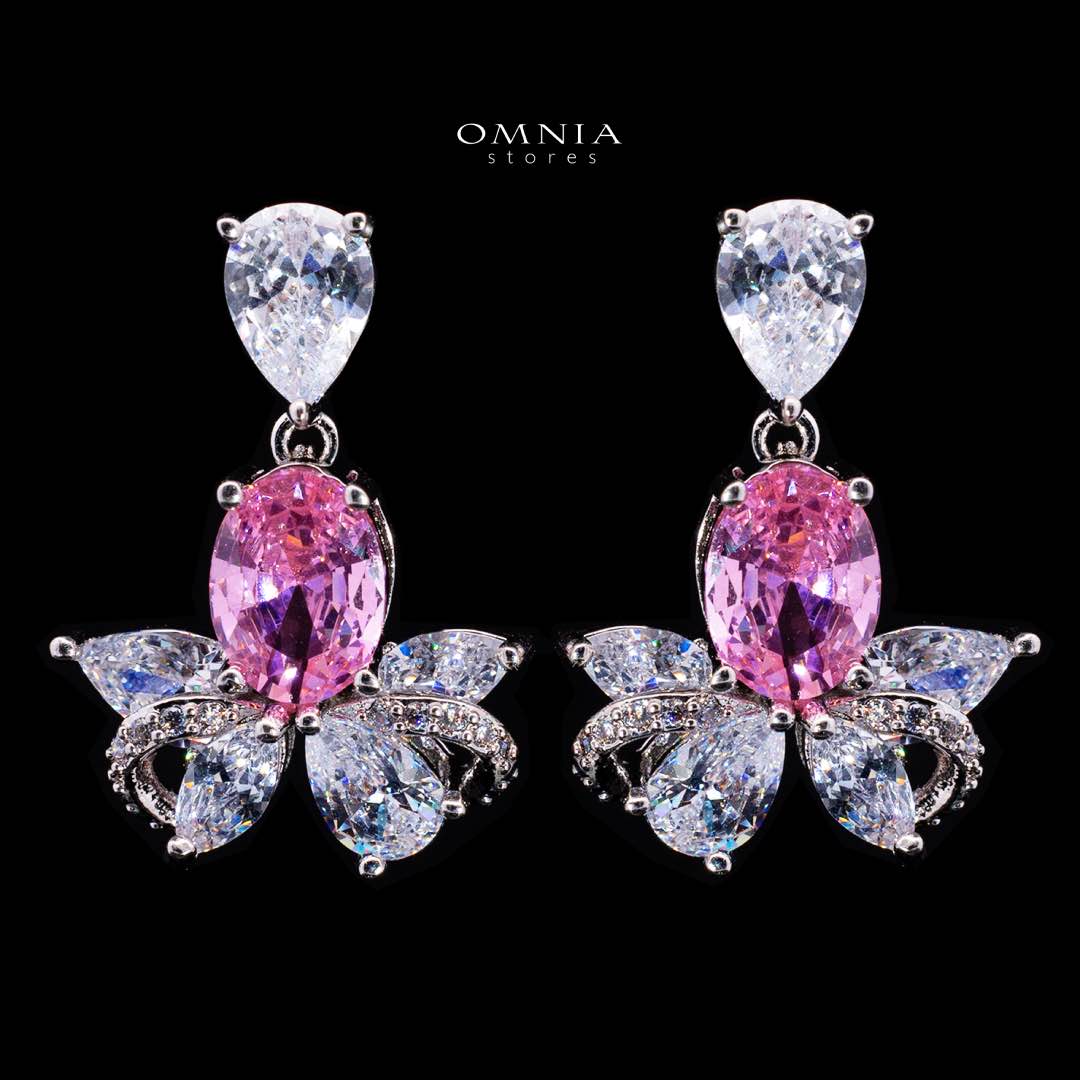 Omnia Muna Pink Bridal Full Set High Quality Simulated Diamonds - Image 5