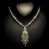 Omnia Israa Yellow Necklace In 92.5 Silver High Quality Simulated diamonds - Image 3