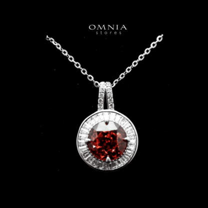 Omnia Sanaa Set in 92.5 Silver with High Quality Iced Cut Stone - Image 5