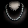 Omnia Asiya Sky Blue Necklace 92.5 Silver In High Quality Simulated diamonds - Image 4