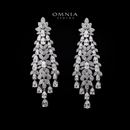Omnia Laurel white Zircon jewellery set - Image 2
