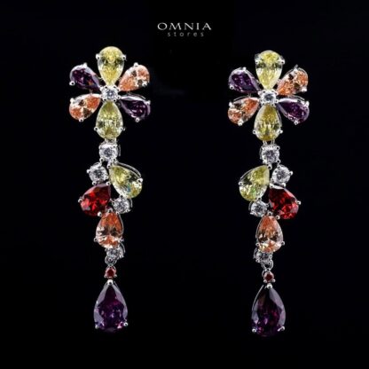 Omnia Amna Bridal Full Set in High Quality Simulated Diamonds - Image 3