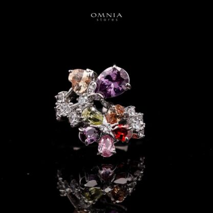 Omnia Amna Bridal Full Set in High Quality Simulated Diamonds - Image 2