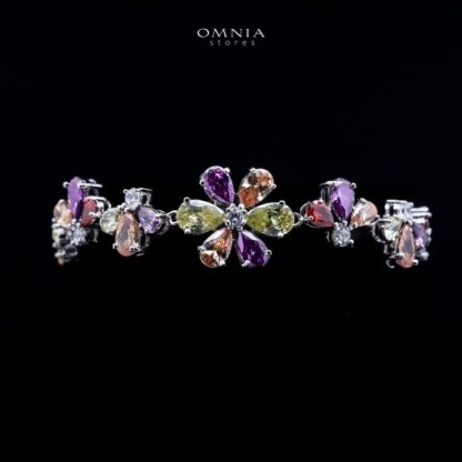 Omnia Amna Bridal Full Set in High Quality Simulated Diamonds - Image 4