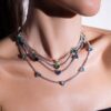 Omnia Louise Yellow Necklace 92.5 Silver In High Quality Simulated diamonds - Image 5