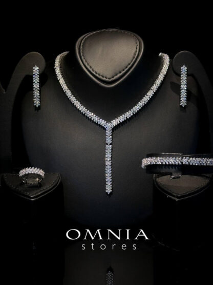 Omnia Raelyn Bridal Set in Zircon Stone - Image 3