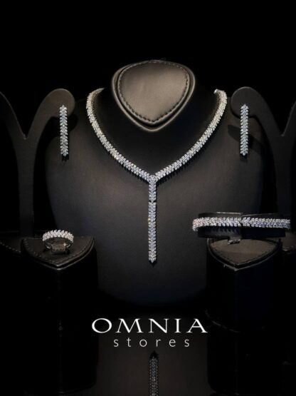 Omnia Raelyn Bridal Set in Zircon Stone - Image 2