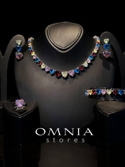 Omnia Donatella Multi Color Simulated Diamonds Set - Image 3