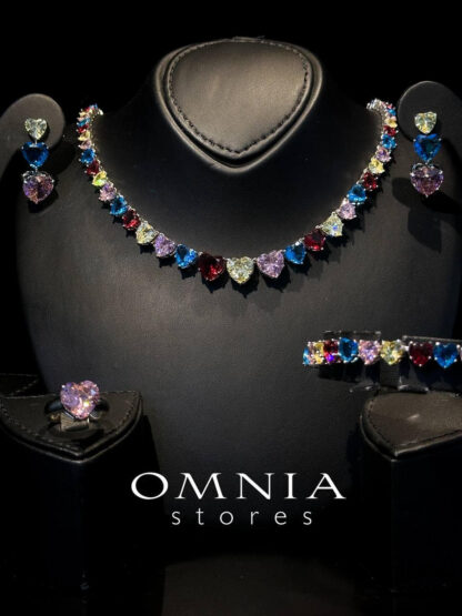 Omnia Donatella Multi Color Simulated Diamonds Set - Image 4